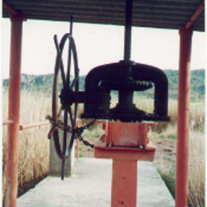 Así era la Compuerta de La Laguna al Masegar