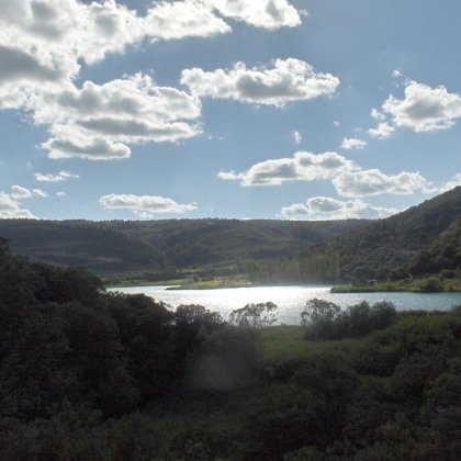 Laguna Grande al atardecer