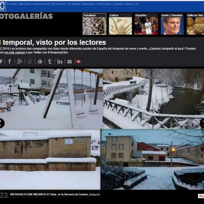 Publicación de El Tobar en 20 Minutos.