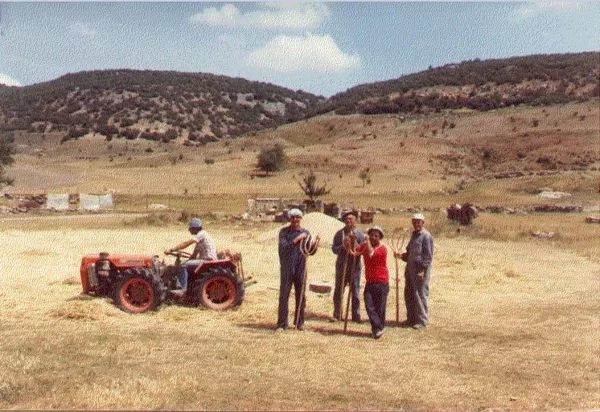 Llegó el tractor